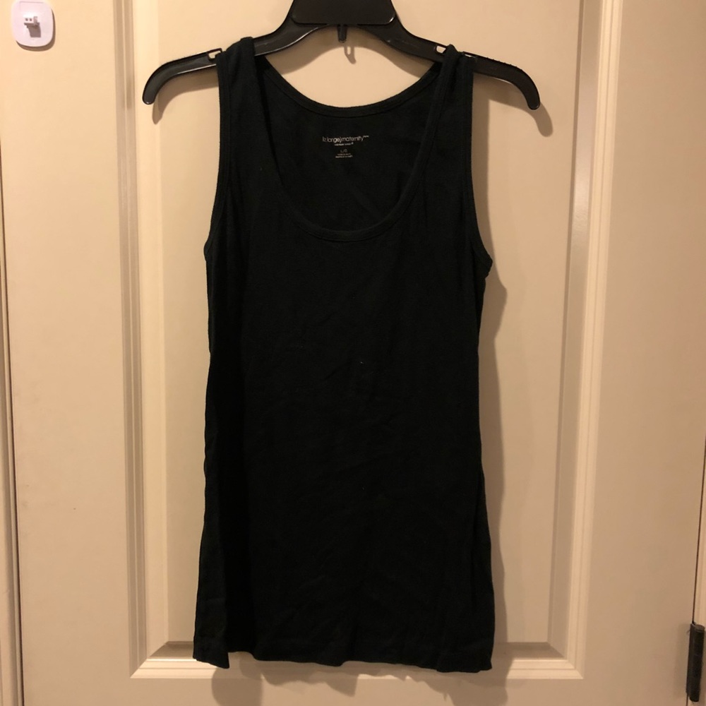 Liz Lange Target Maternity tank black Large L